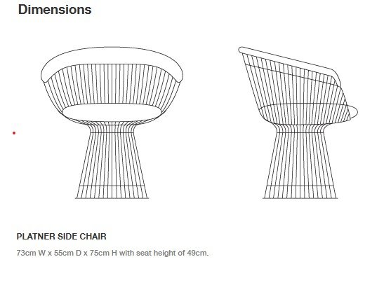Platner Side Chair