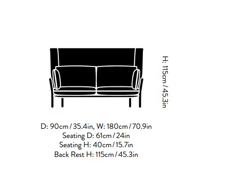 Cloud sofa מידות