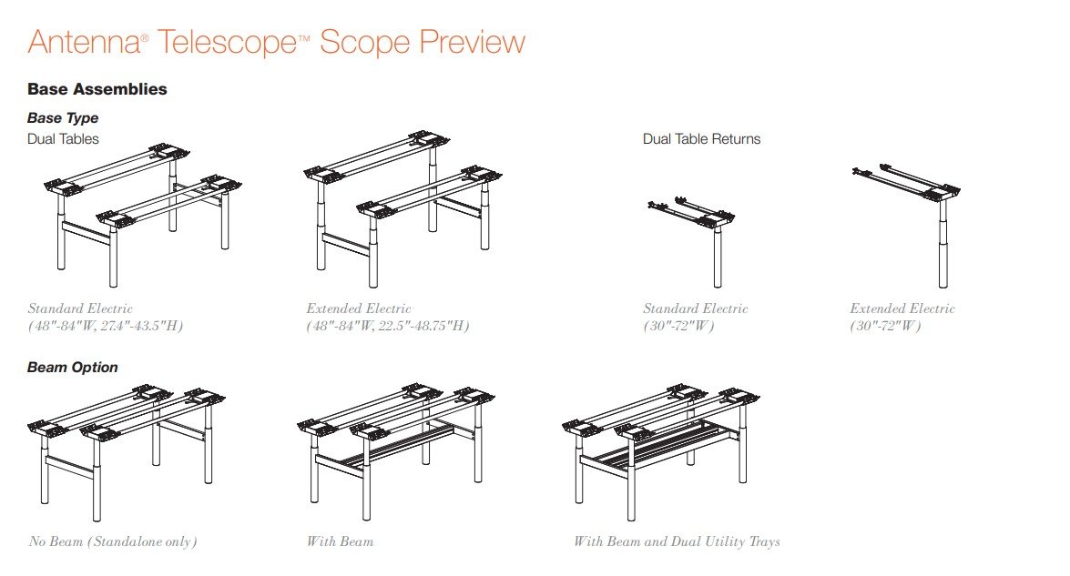 Knoll-Antenna telescope מידות