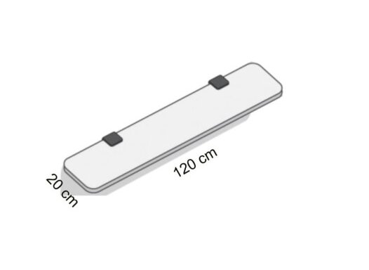 Tiptoe Shelf מידות