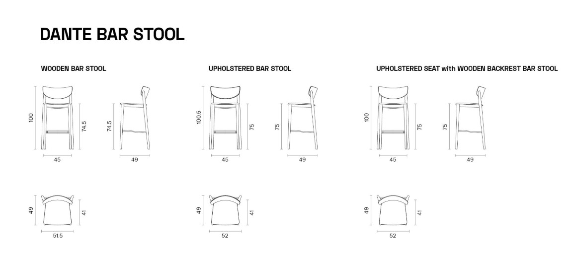 dante bar מידות